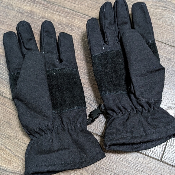 Men's Leather and Polar tech Winter Gloves by Wolverine NEAR NEW Size Medium - Picture 5 of 7